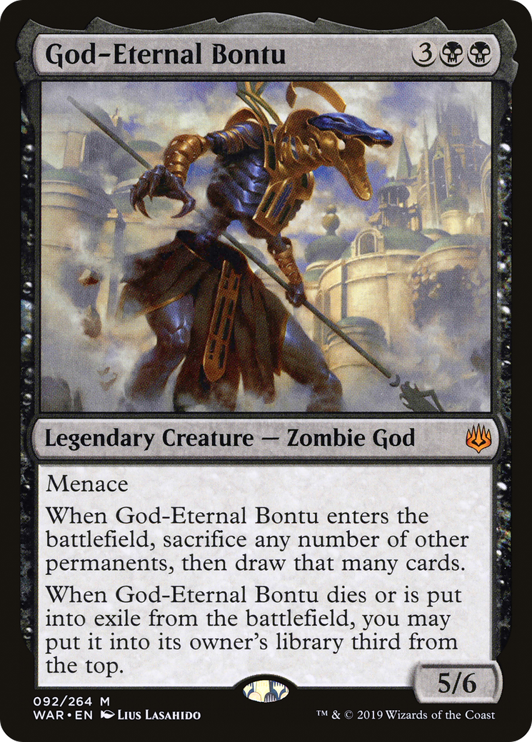 Magic: The Gathering - God-Eternal Bontu Foil - War of the Spark