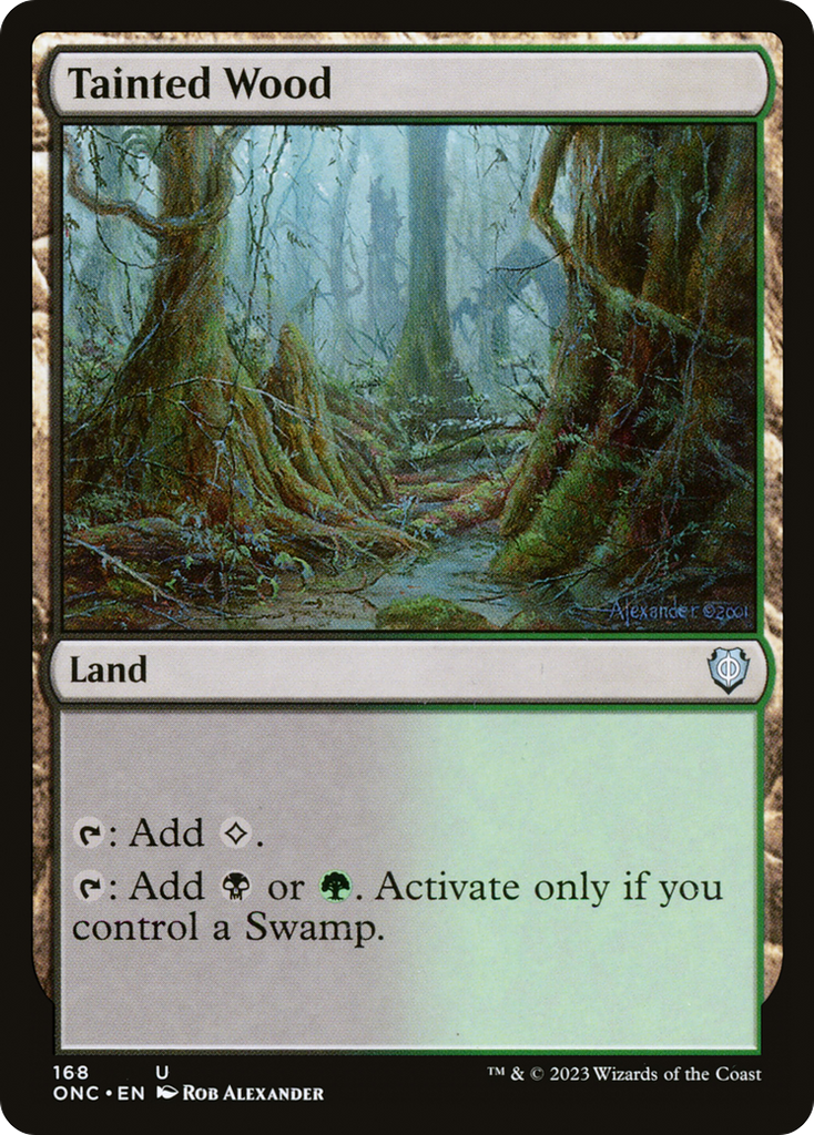Magic: The Gathering - Tainted Wood - Phyrexia: All Will Be One Commander