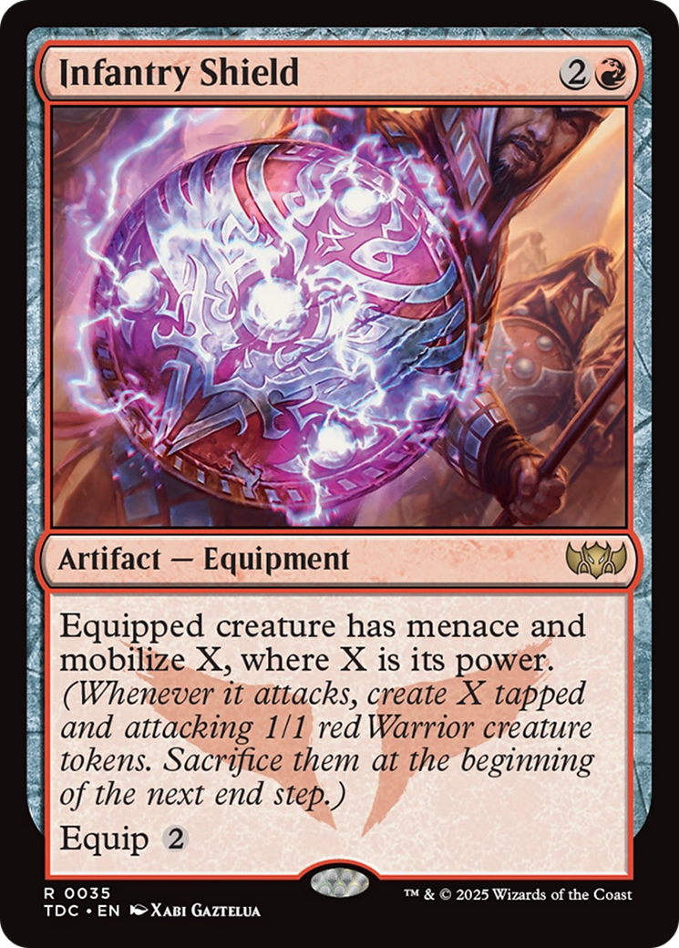 Magic: The Gathering - Infantry Shield - Tarkir: Dragonstorm Commander