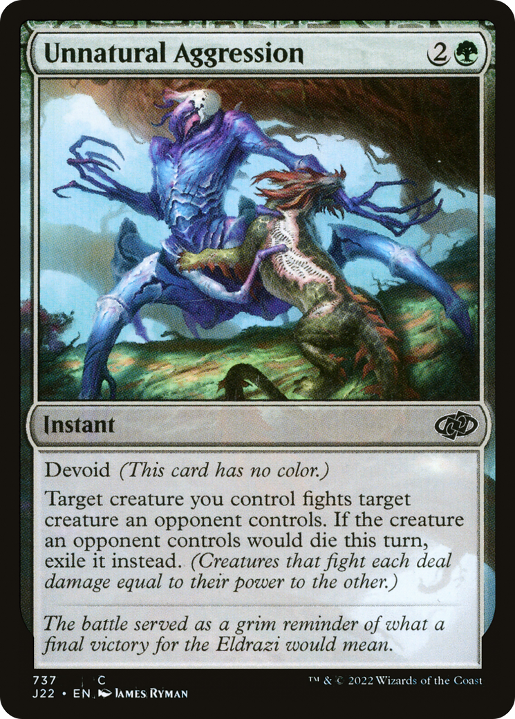 Magic: The Gathering - Unnatural Aggression - Jumpstart 2022