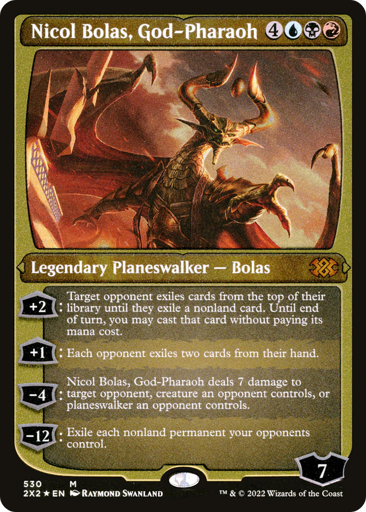 Magic: The Gathering - Nicol Bolas, God-Pharaoh Foil - Double Masters 2022