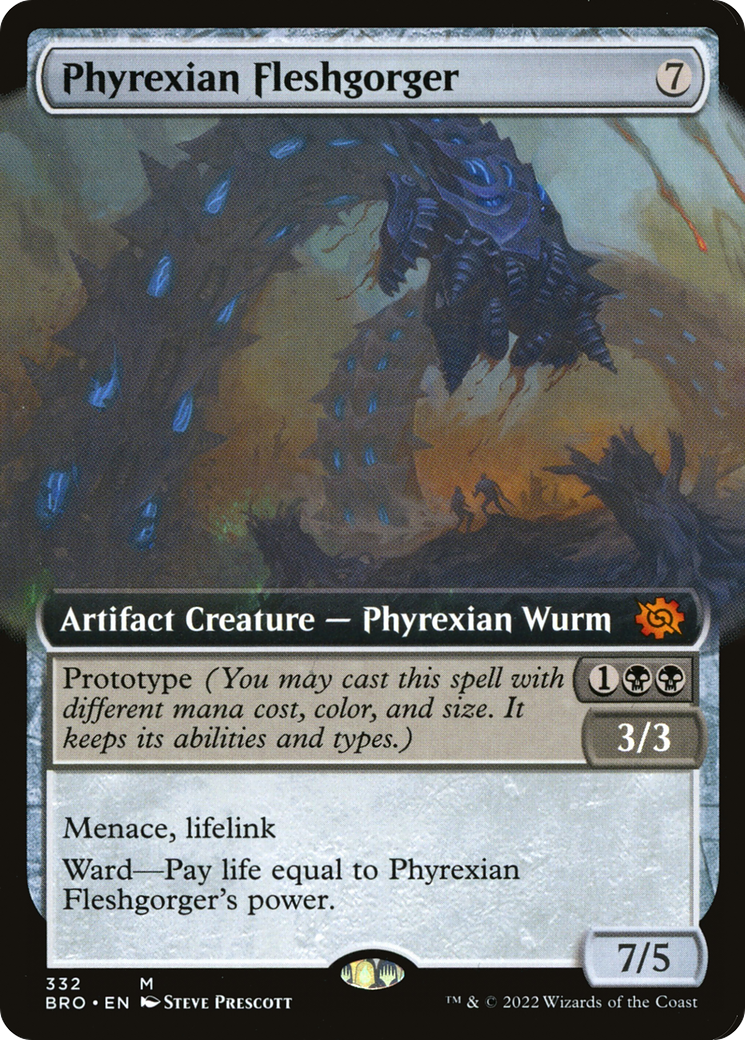 Magic: The Gathering - Phyrexian Fleshgorger Foil - The Brothers' War