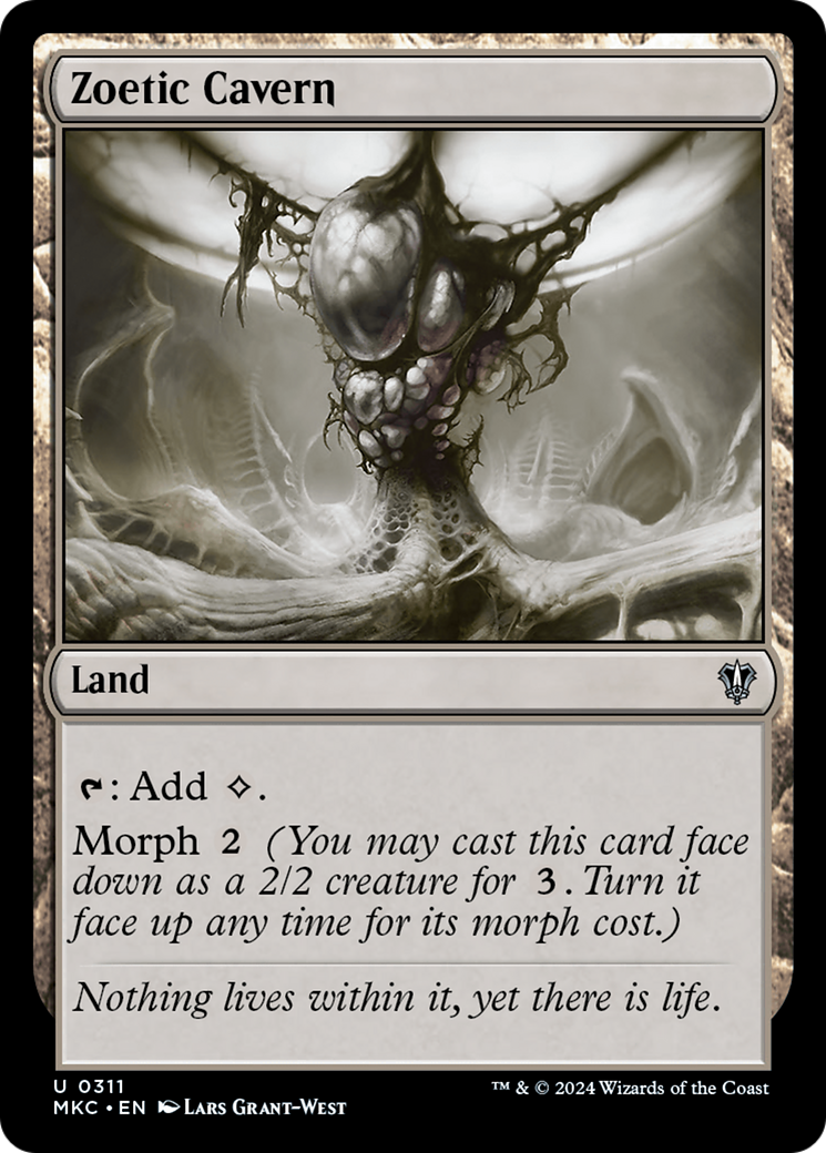 Magic: The Gathering - Zoetic Cavern - Murders at Karlov Manor Commander