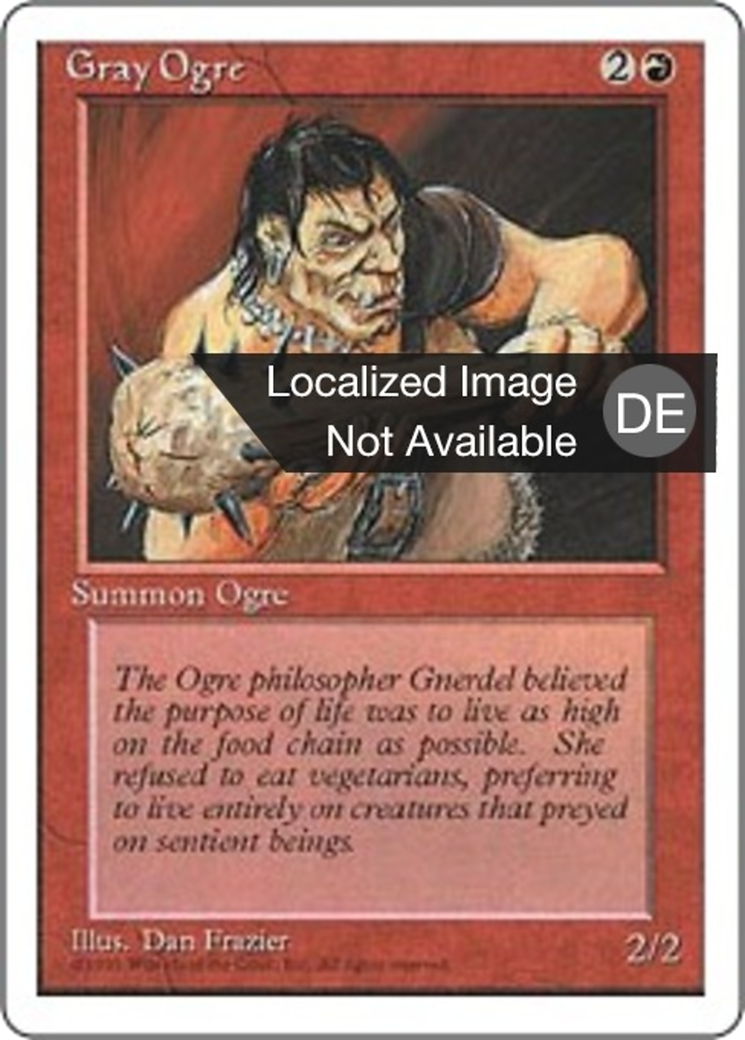 Magic: The Gathering - Grauer Oger - Fourth Edition