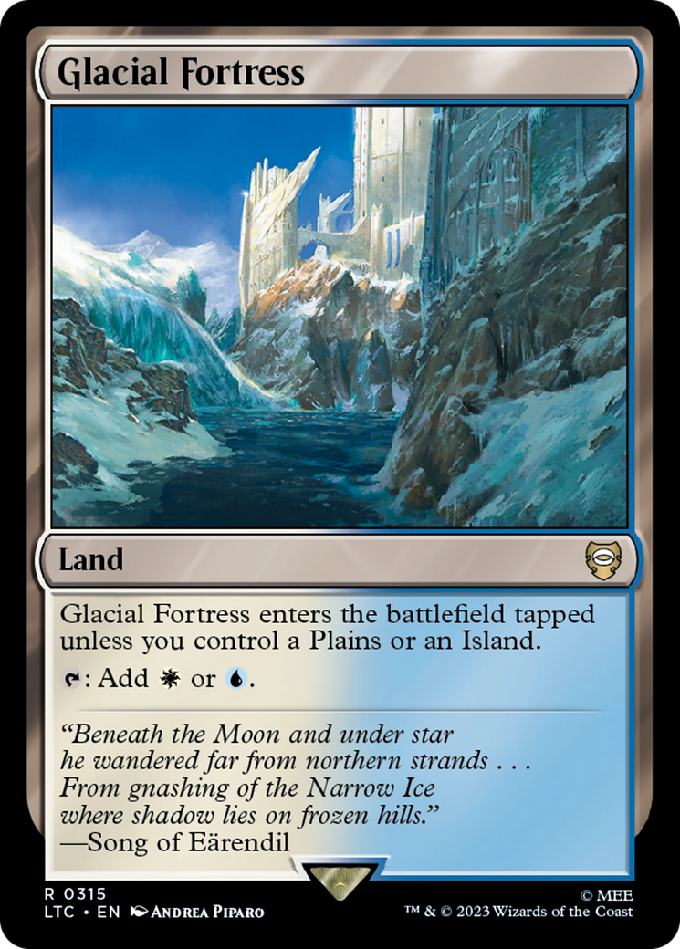 Magic: The Gathering - Glacial Fortress - Tales of Middle-earth Commander