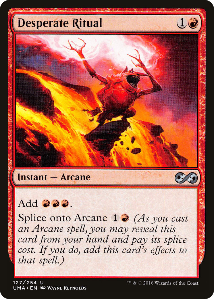 Magic: The Gathering - Desperate Ritual Foil - Ultimate Masters