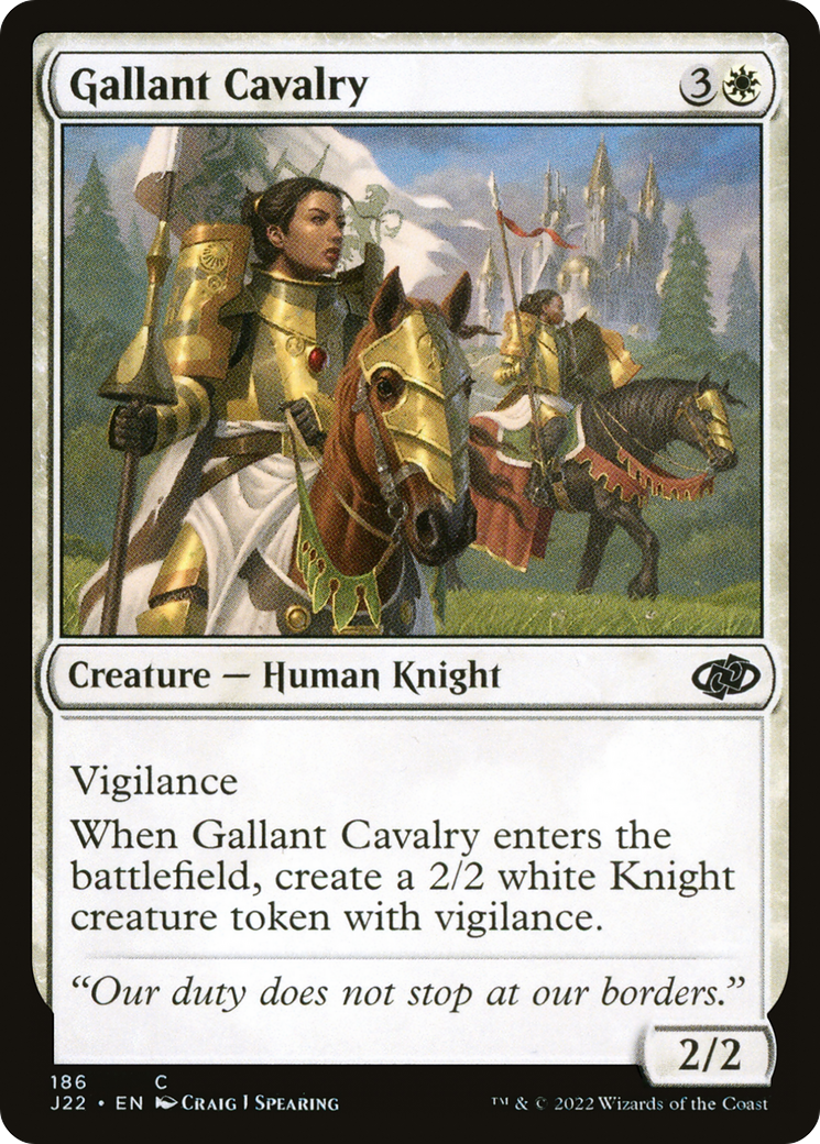 Magic: The Gathering - Gallant Cavalry - Jumpstart 2022