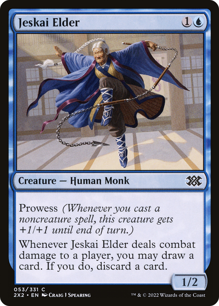 Magic: The Gathering - Jeskai Elder - Double Masters 2022