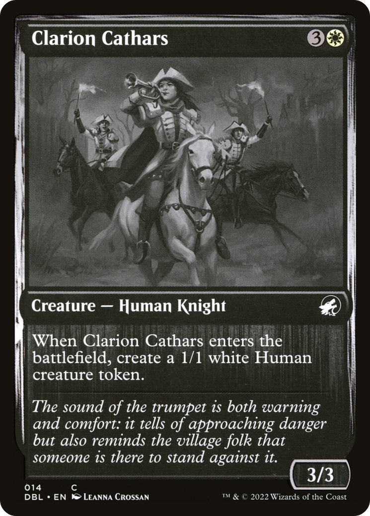 Magic: The Gathering - Clarion Cathars - Innistrad: Double Feature