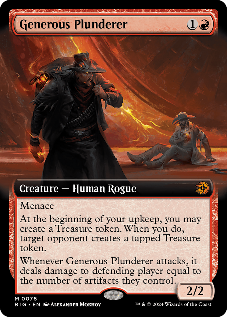 Magic: The Gathering - Generous Plunderer - The Big Score