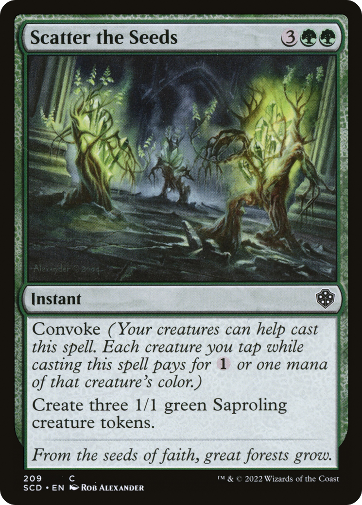 Magic: The Gathering - Scatter the Seeds - Starter Commander Decks
