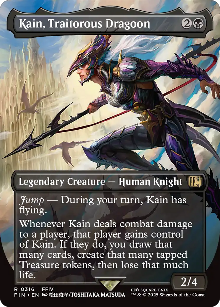 Magic: The Gathering - Kain, Traitorous Dragoon Foil - Final Fantasy