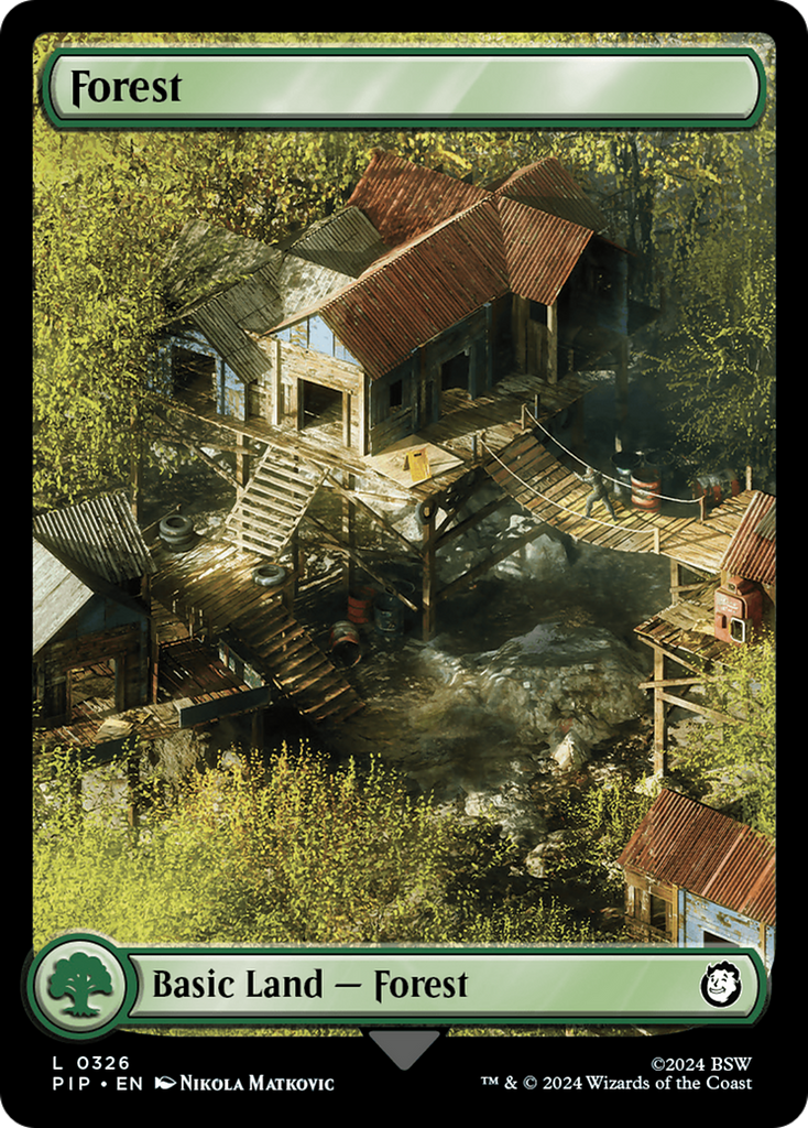 Magic: The Gathering - Forest - Fallout