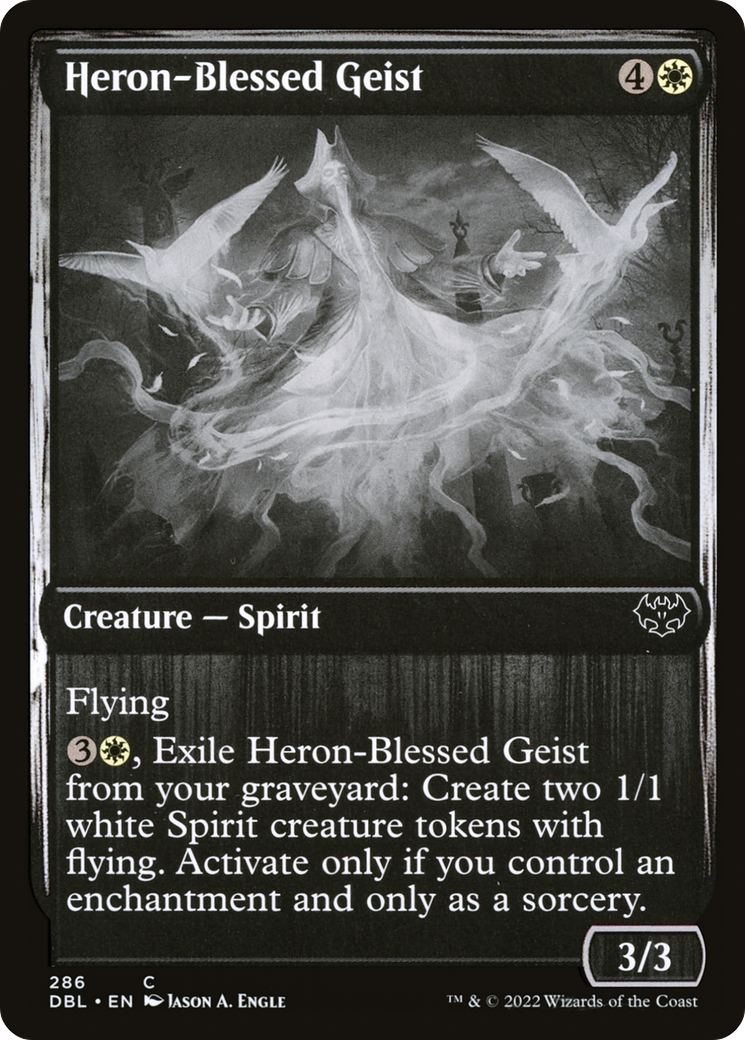 Magic: The Gathering - Heron-Blessed Geist - Innistrad: Double Feature