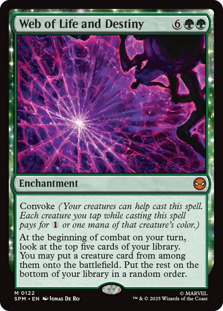 Magic: The Gathering - Web of Life and Destiny Foil - Marvel's Spider-Man