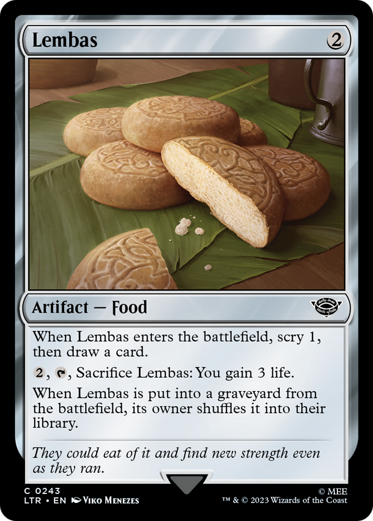 Magic: The Gathering - Lembas Foil - The Lord of the Rings: Tales of Middle-earth