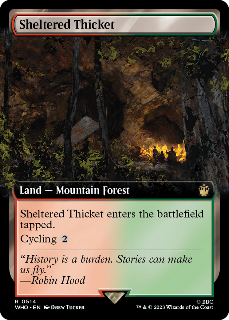 Magic: The Gathering - Sheltered Thicket - Doctor Who