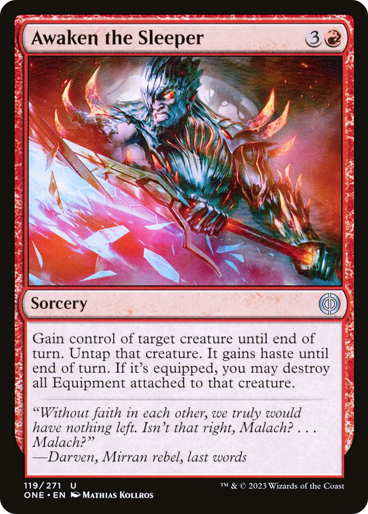 Magic: The Gathering - Awaken the Sleeper Foil - Phyrexia: All Will Be One