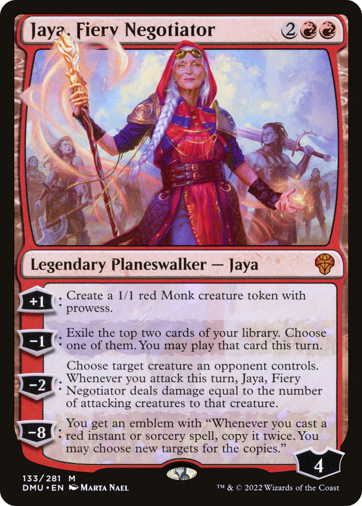 Magic: The Gathering - Jaya, Fiery Negotiator Foil - Dominaria United