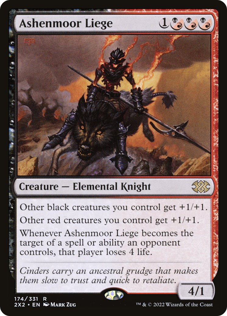 Magic: The Gathering - Ashenmoor Liege Foil - Double Masters 2022