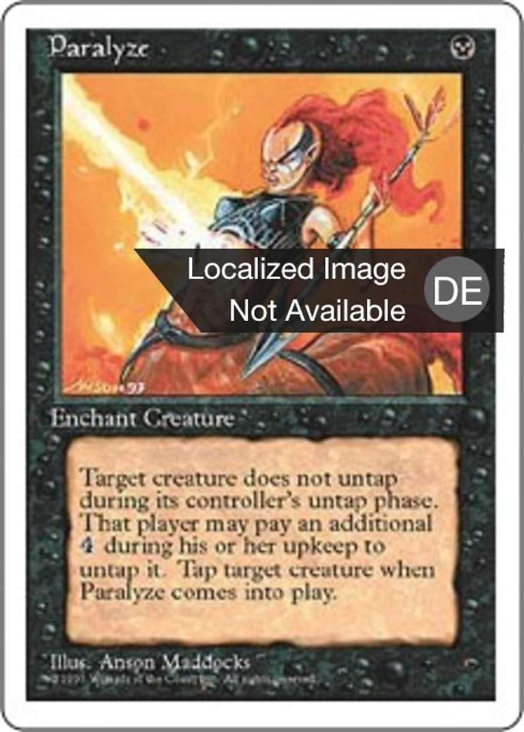 Magic: The Gathering - Lähmung - Fourth Edition