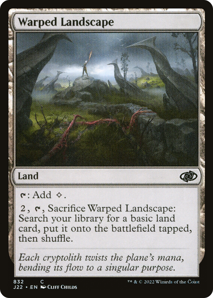 Magic: The Gathering - Warped Landscape - Jumpstart 2022