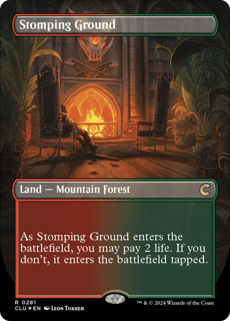 Magic: The Gathering - Stomping Ground Foil - Ravnica: Clue Edition