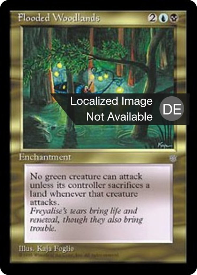 Magic: The Gathering - Überflutetes Waldland - Ice Age