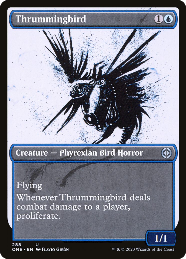 Magic: The Gathering - Thrummingbird Foil - Phyrexia: All Will Be One