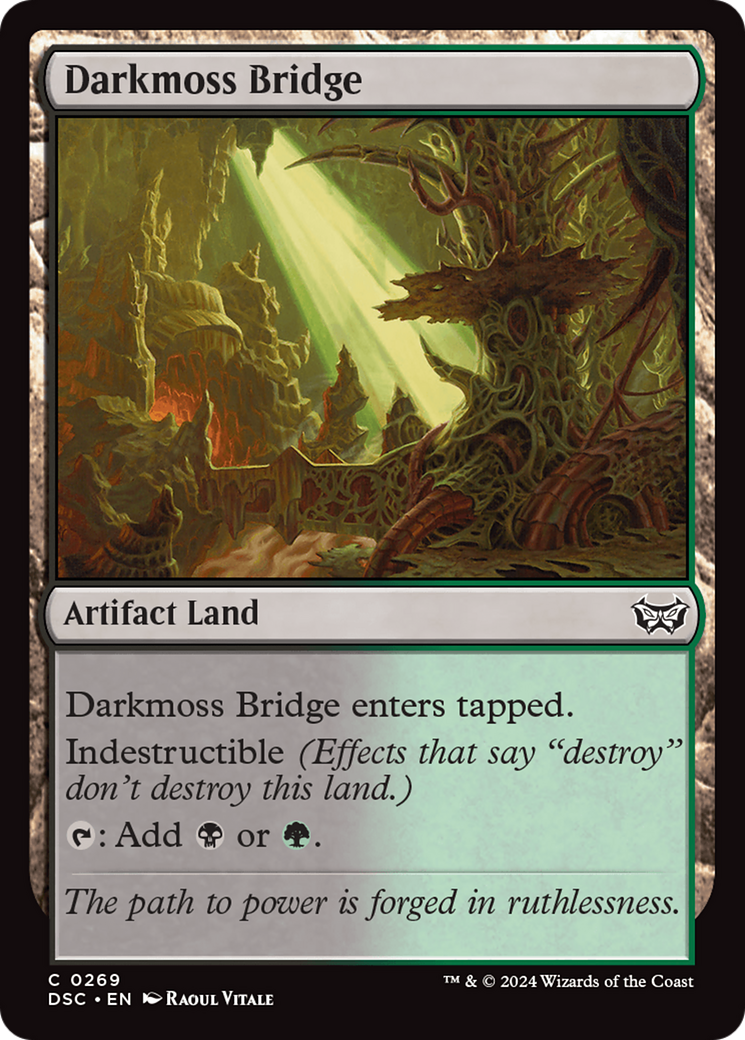 Magic: The Gathering - Darkmoss Bridge - Duskmourn: House of Horror Commander