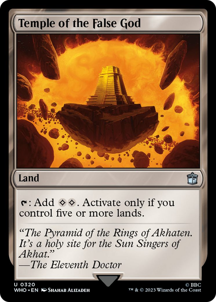 Magic: The Gathering - Temple of the False God - Doctor Who