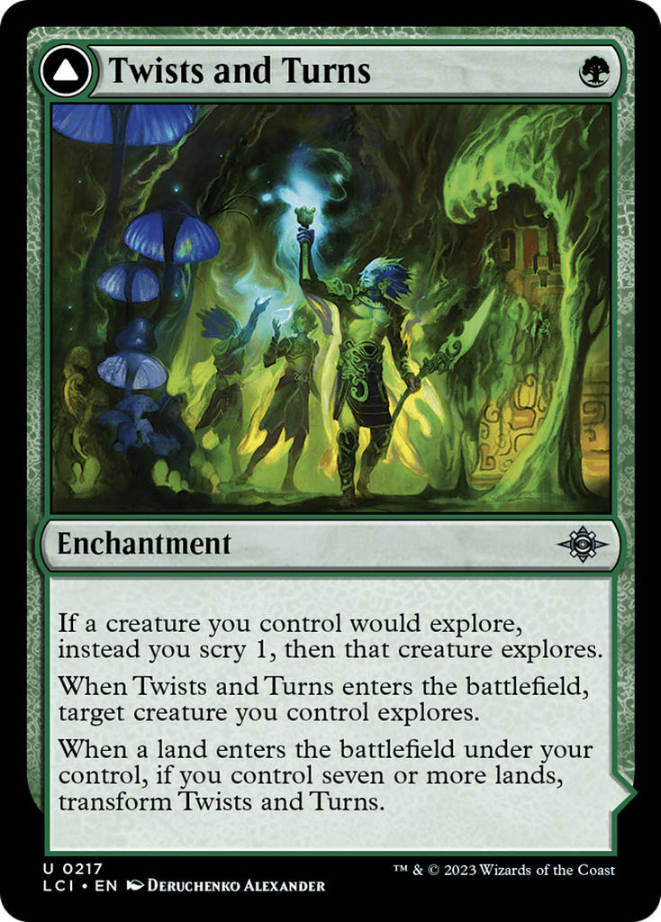 Magic: The Gathering - Twists and Turns // Mycoid Maze - The Lost Caverns of Ixalan