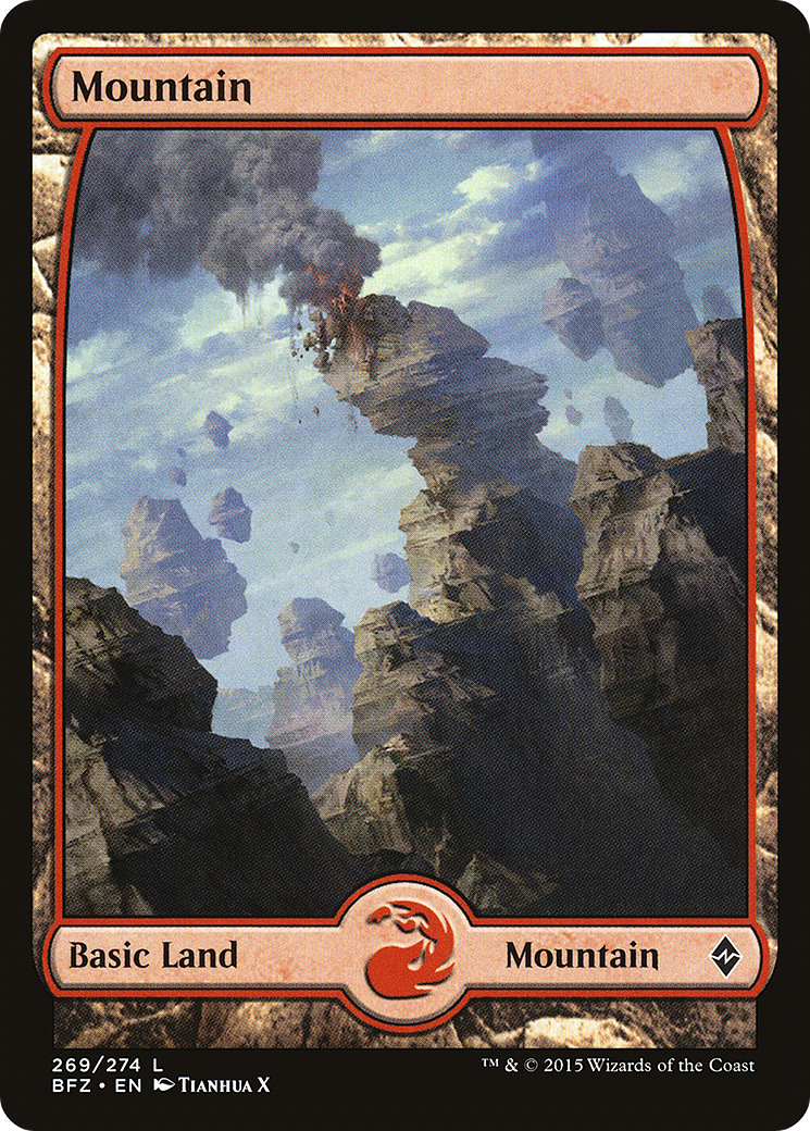 Magic: The Gathering - Mountain #269 Foil - Battle for Zendikar