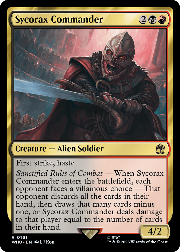 Magic: The Gathering - Sycorax Commander - Doctor Who