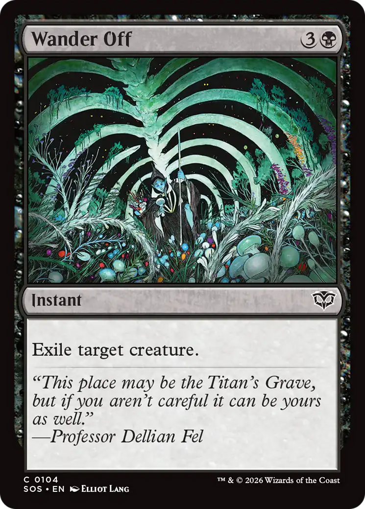 Magic: The Gathering - Wander Off - Secrets of Strixhaven