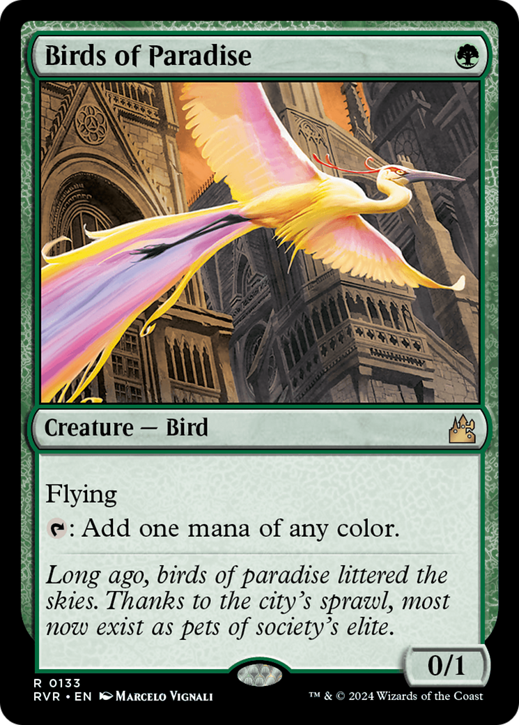 Magic: The Gathering - Birds of Paradise - Ravnica Remastered