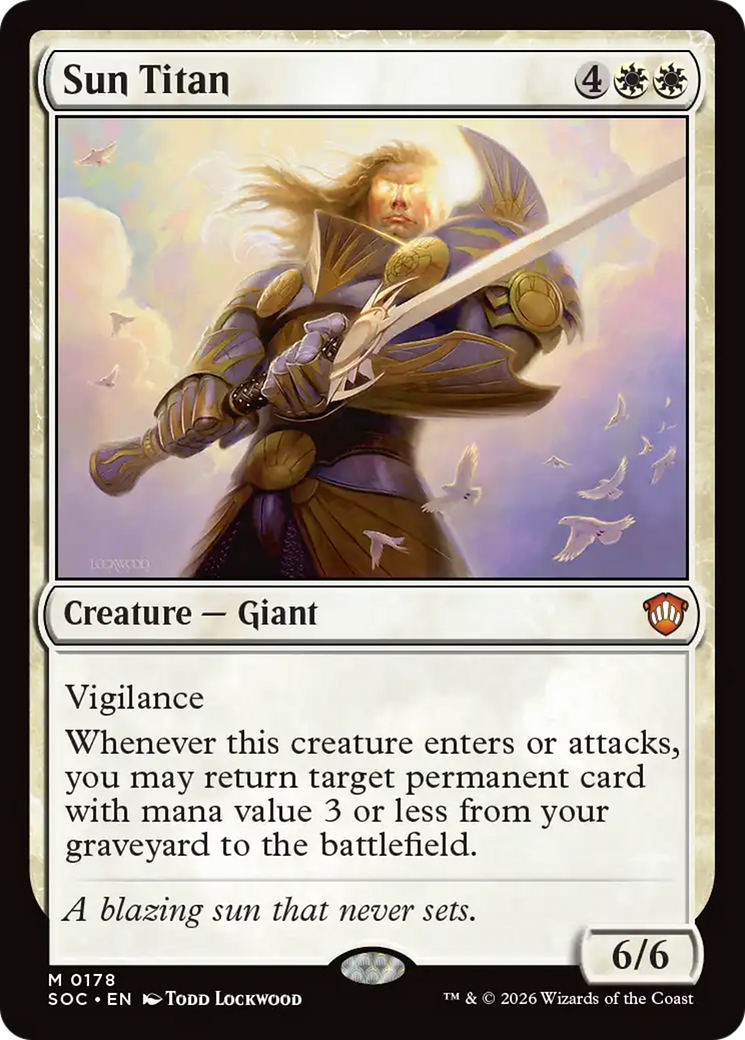 Magic: The Gathering - Sun Titan - Secrets of Strixhaven Commander