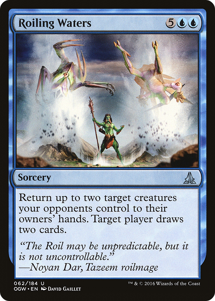 Magic: The Gathering - Roiling Waters Foil - Oath of the Gatewatch