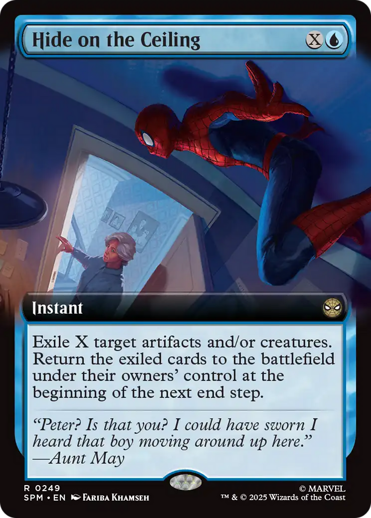 Magic: The Gathering - Hide on the Ceiling Foil - Marvel's Spider-Man