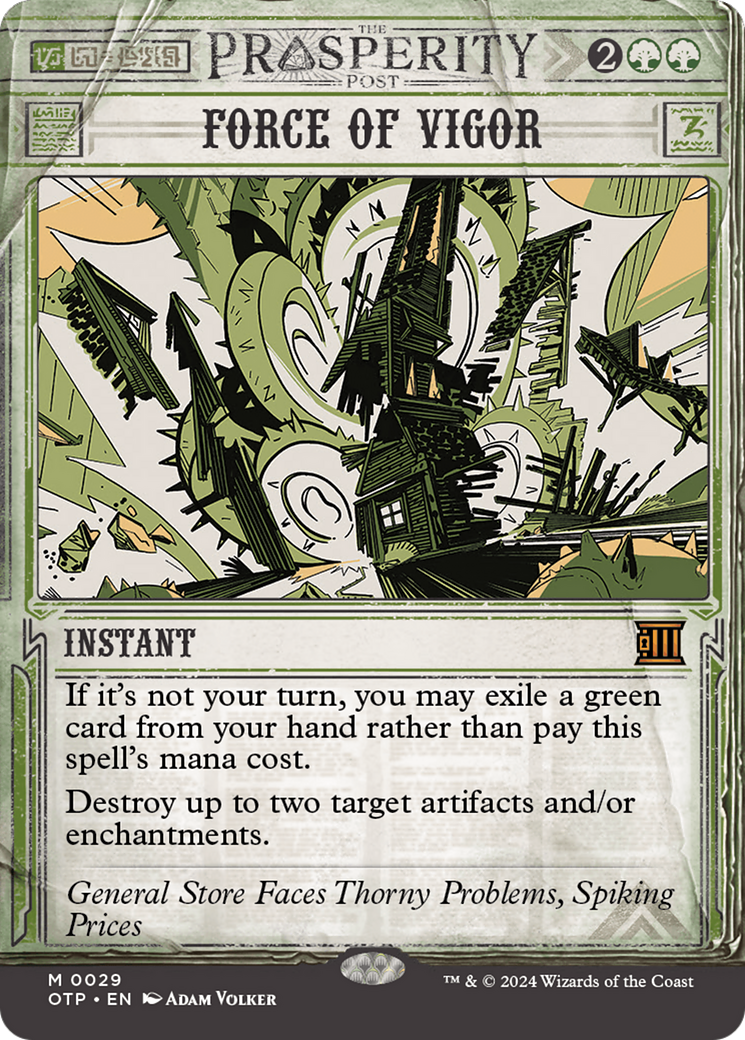 Magic: The Gathering - Force of Vigor - Breaking News