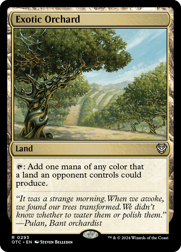 Magic: The Gathering - Exotic Orchard - Outlaws of Thunder Junction Commander
