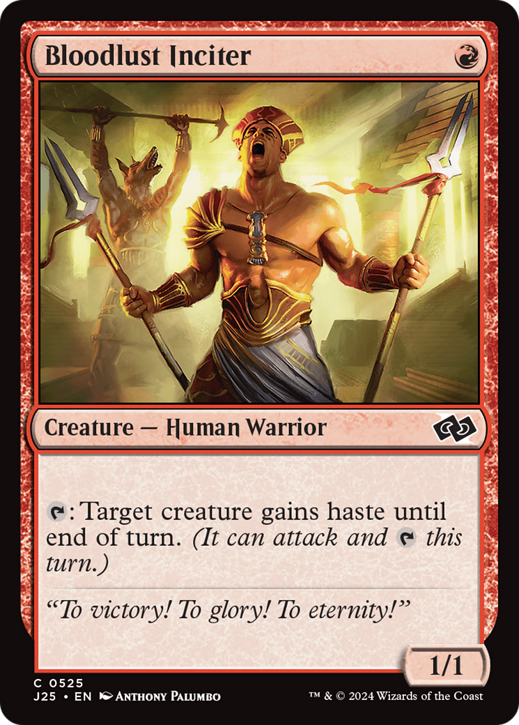 Magic: The Gathering - Bloodlust Inciter - Foundations Jumpstart