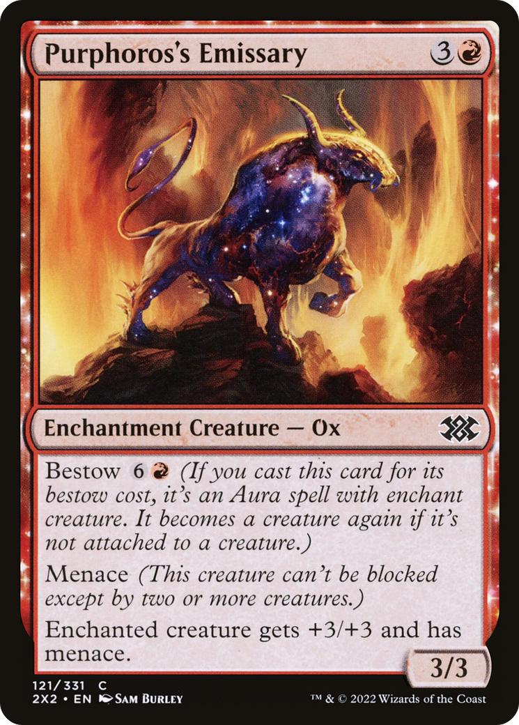 Magic: The Gathering - Purphoros's Emissary - Double Masters 2022
