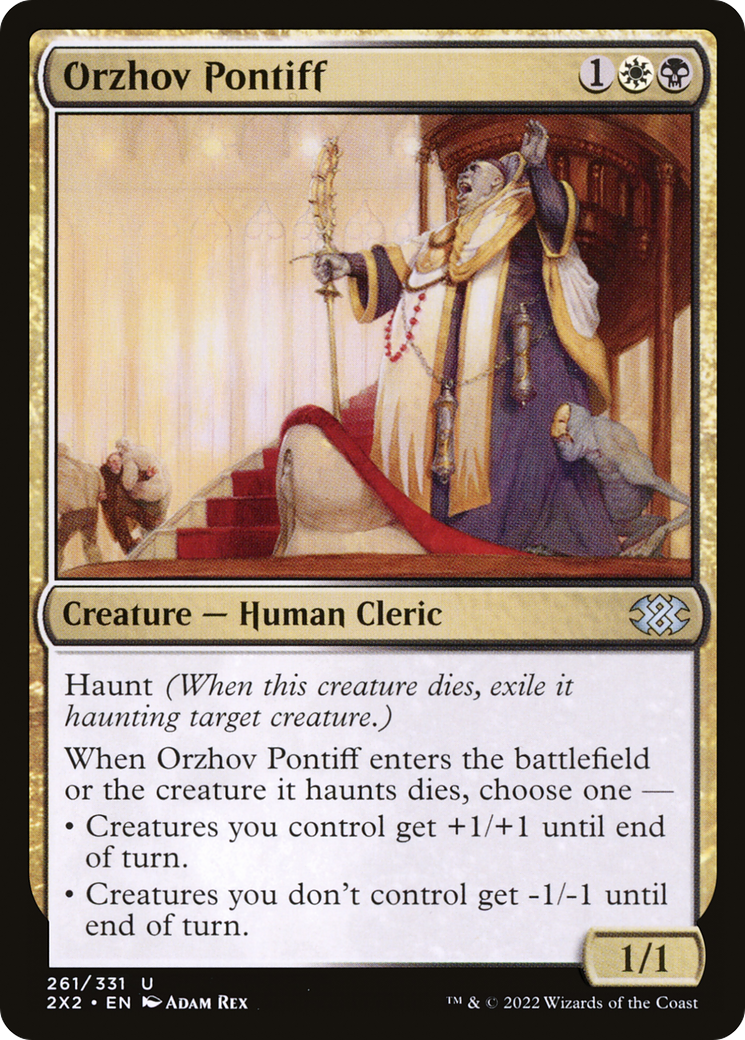 Magic: The Gathering - Orzhov Pontiff - Double Masters 2022