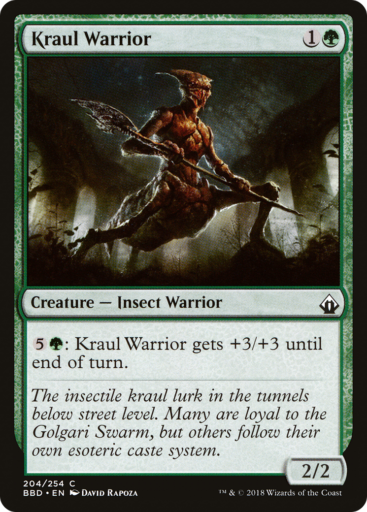 Magic: The Gathering - Kraul Warrior Foil - Battlebond