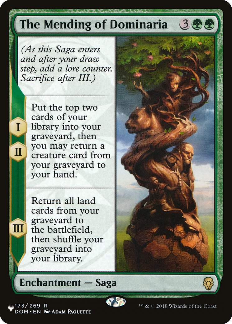 Magic: The Gathering - The Mending of Dominaria - The List