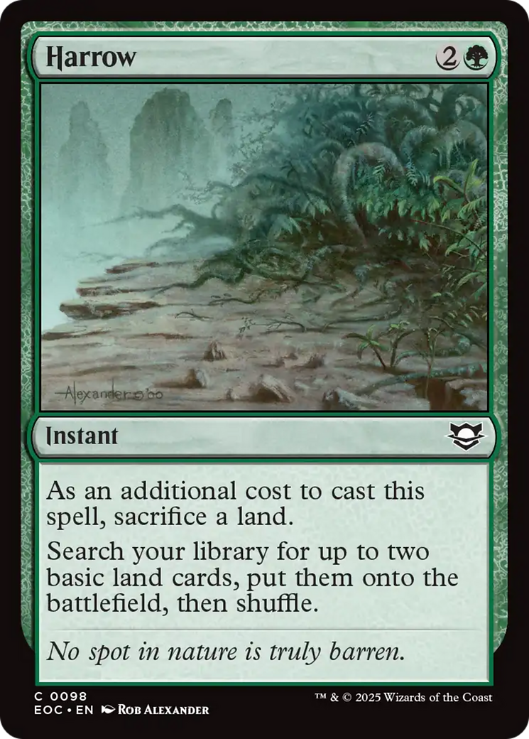 Magic: The Gathering - Harrow - Edge of Eternities Commander