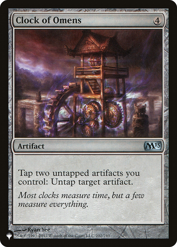 Magic: The Gathering - Clock of Omens - The List