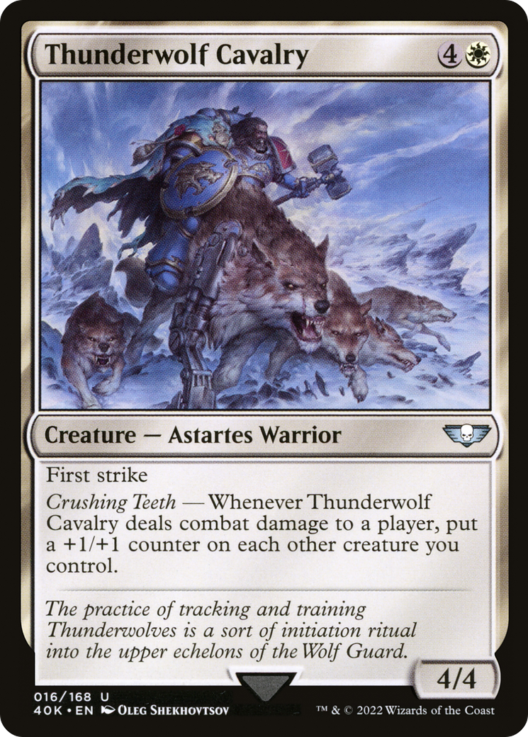 Magic: The Gathering - Thunderwolf Cavalry - Warhammer 40000 Commander