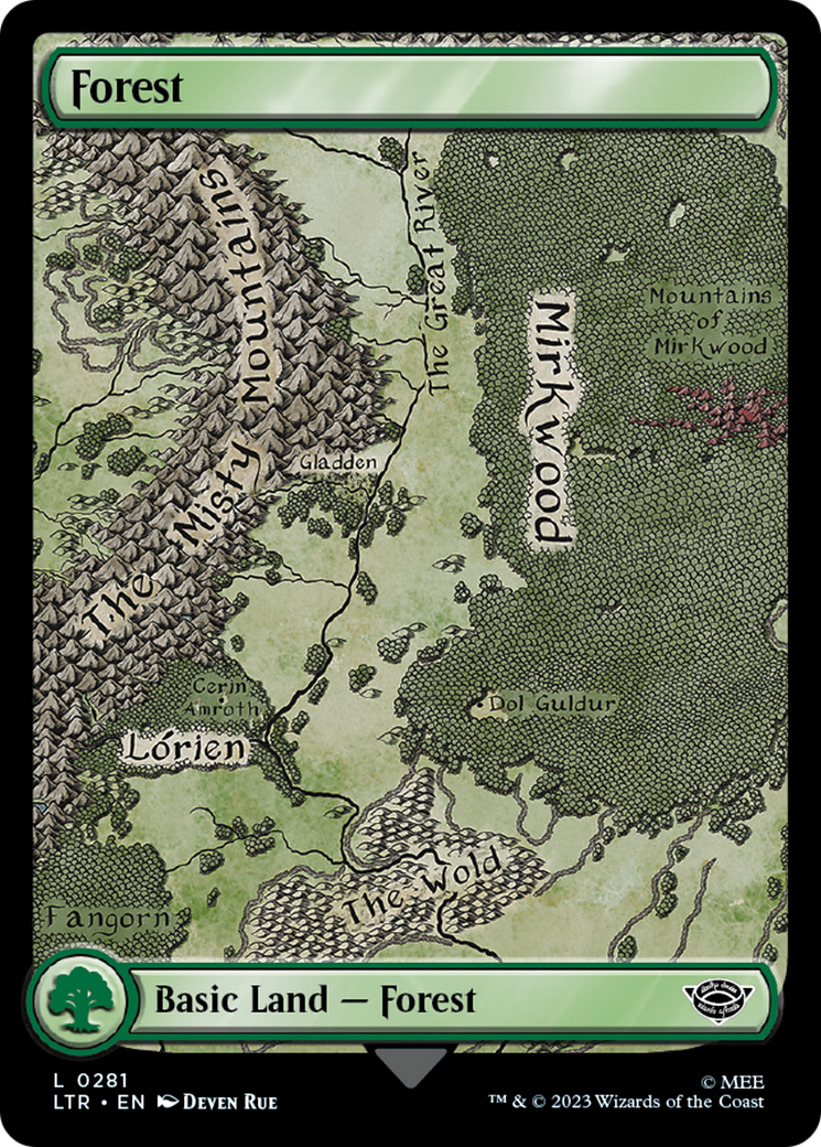 Magic: The Gathering - Forest - The Lord of the Rings: Tales of Middle-earth